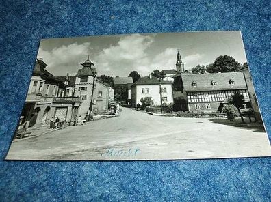 2929 / Ansichtskarte-Wurzbach/ Thüringen-Marktplatz