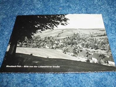 2938 / Ansichtskarte-Wurzbach-Blick von Lobensteiner St