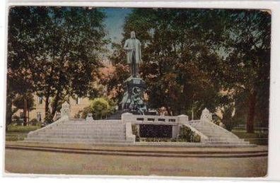 48594 Ak Naumburg Denkmal Kaiser Wilhelm I. 1917