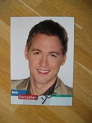 WDR Fernsehmoderator Dieter Könnes - Autogramm!