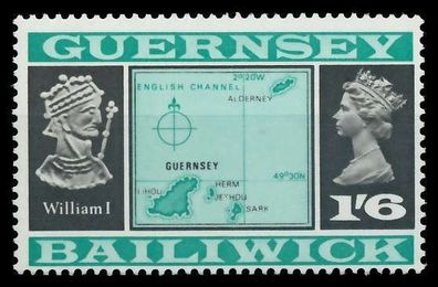 Guernsey 1969 Nr 18II postfrisch X8712F6
