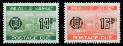 Guernsey Portomarken Nr 28-29 postfrisch S019D22
