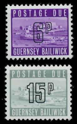 Guernsey Portomarken Nr 16-17 postfrisch X871492