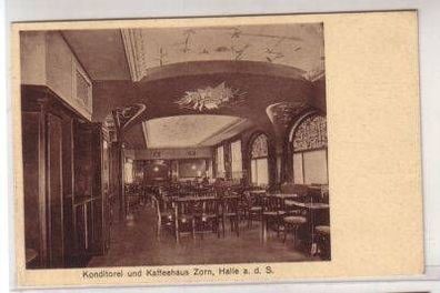 47215 Ak Halle a.S. Konditorei & Kaffeehaus Zorn 1930