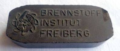 Sammlerbrikett Brennstoff Institut Freiberg 1979