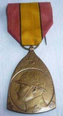 Belgien Medaille Commemorative de la Campagne 1914-1918