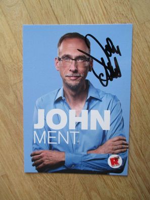 Radio Hamburg - John Ment - handsigniertes Autogramm!!!