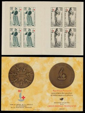 Frankreich Markenheftchen Nr MH 1454-1455 postfrisch S01A626