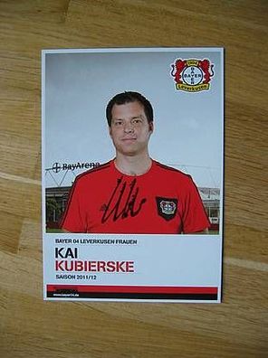 Bayer Leverkusen Saison 11/12 Kai Kubierske Autogramm