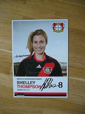 Bayer Leverkusen Saison 11/12 Shelley Thompson Autogram