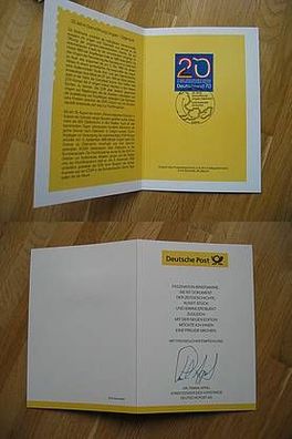 Dr. Frank Appel Autogramm & Sonderpostwertzeichen 2009!