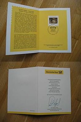 Dr. Frank Appel Autogramm & Sonderpostwertzeichen 2009!