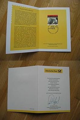 Dr. Frank Appel Autogramm & Sonderpostwertzeichen 2009!