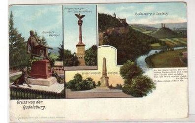 48250 Mehrbild Ak Gruß von der Rudelsburg um 1900