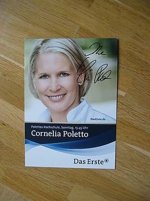 Starköchin Cornelia Poletto - handsigniertes Autogramm!!!