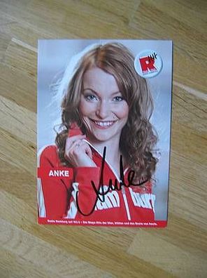 Radio Hamburg - Anke - handsigniertes Autogramm!