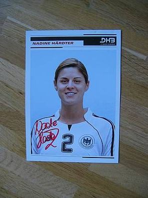 DHB Handball Nationalspielerin Nadine Härdter Autogramm