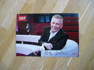 SRF Fernsehmoderator Röbi Koller - handsigniertes Autogramm!!!