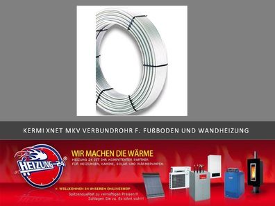 MetallVerbundRohr PE-RT 16x2 mm Fußbodenheizung Wandheizung Wasserleitung 100m