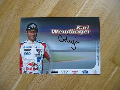 Österreich Formel 1 Star Karl Wendlinger - handsigniertes Autogramm!!!