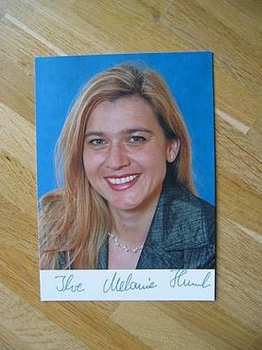 Bayern Staatssekretärin Melanie Huml - Autogramm!