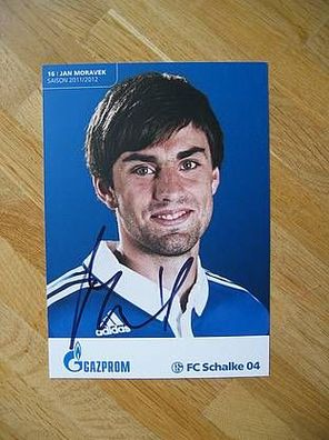 FC Schalke 04 Saison 11/12 Jan Moravek - handsigniertes Autogramm!!!