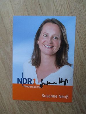 NDR Moderatorin Susanne Neuß - handsigniertes Autogramm!!!