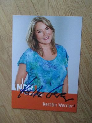 NDR Moderatorin Kerstin Werner - handsigniertes Autogramm!!!