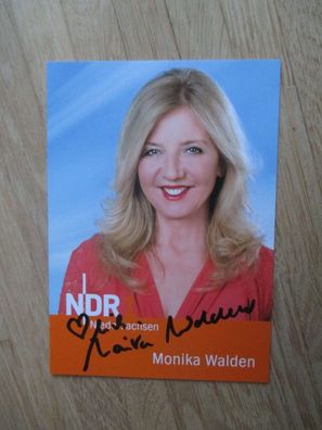 NDR Moderatorin Monika Walden - handsigniertes Autogramm!!!