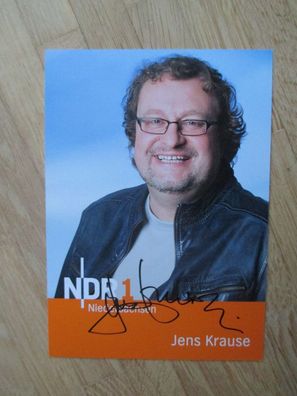 NDR Moderator Jens Krause - handsigniertes Autogramm!!!