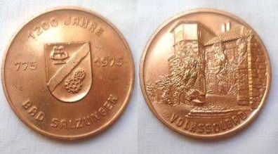 DDR Medaille 1200 Jahre Bad Salzungen 775-1975 Bronze