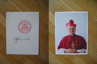 Bischof Jonas Kauneckas aus Panevezis Litauen - handsigniertes Autogramm!!!