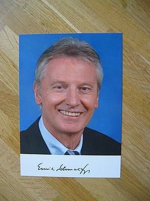 Schleswig-Holstein Minister Emil Schmalfuß - Autogramm!
