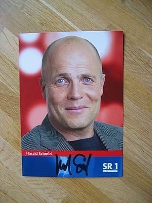 SR Moderator Harald Schmid handsigniertes Autogramm!
