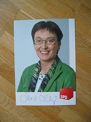 SPD Bundesgeschäftsführerin Astrid Klug - Autogramm!