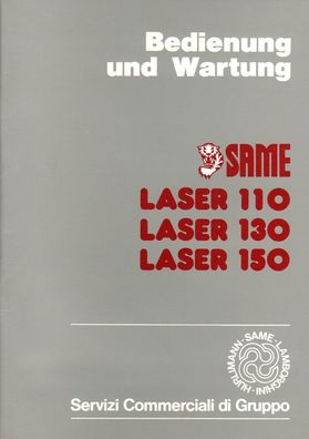 Originale Bedienung und Instandhaltung Same Laser 110 Laser 130 Laser 150