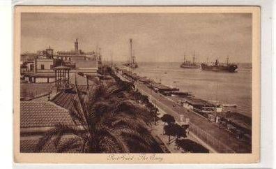 38066 Ak Port Said Ägypten Hafenanlagen um 1930