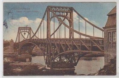 47291 Ak Wilhelmshaven Kaiser Wilhelm Brücke um 1910