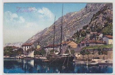 41041 Ak Kotor Cattaro Montenegro Hafen um 1910