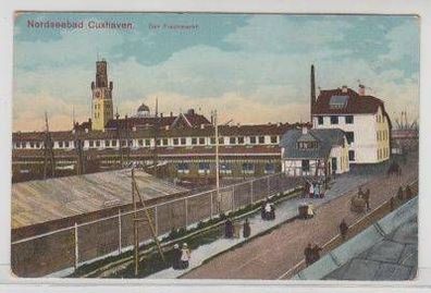 48017 Ak Nordseebad Cuxhaven der Fischmarkt um 1910