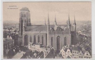 47967 Ak Danzig die Marienkirche um 1910