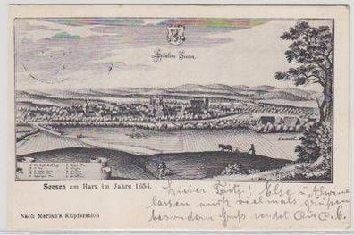 47140 Feldpost Ak Seesen am Harz im Jahre 1654
