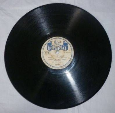 Schellackplatte Foxtrot "Tutti-Frutti" u. "Herz-Solo" um 1930 (f)