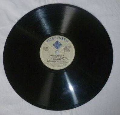 Schellackplatte Tango "Straßensänger von Neapel" u.a. um 1930 (d)