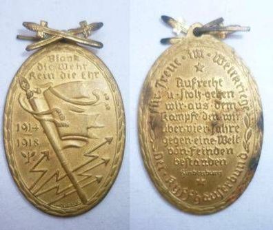 Medaille Kyffhäuserbund Treue im Weltkrieg 1914/1918