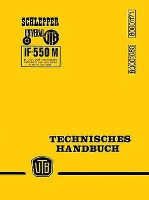 Technisches Handbuch UTB I F-550 M Frontlader