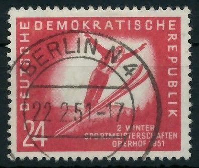 DDR 1951 Nr 281 zentrisch gestempelt X8717BE