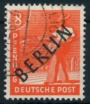 BERLIN 1948 Nr 3 gestempelt gepr. X8731A2