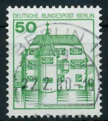 BERLIN DS BURGEN U. Schlösser Nr 615A zentrisch gestempelt X873606