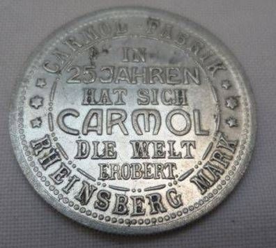 alte Reklamemarke Carmol Fabrik Rheinsberg Mark um 1920